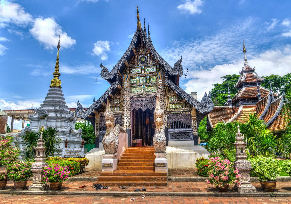 Traditional temple in Chiang Mai
