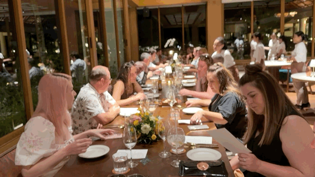 The final private Room-Res Island dinner at Banyan Tree Phuket