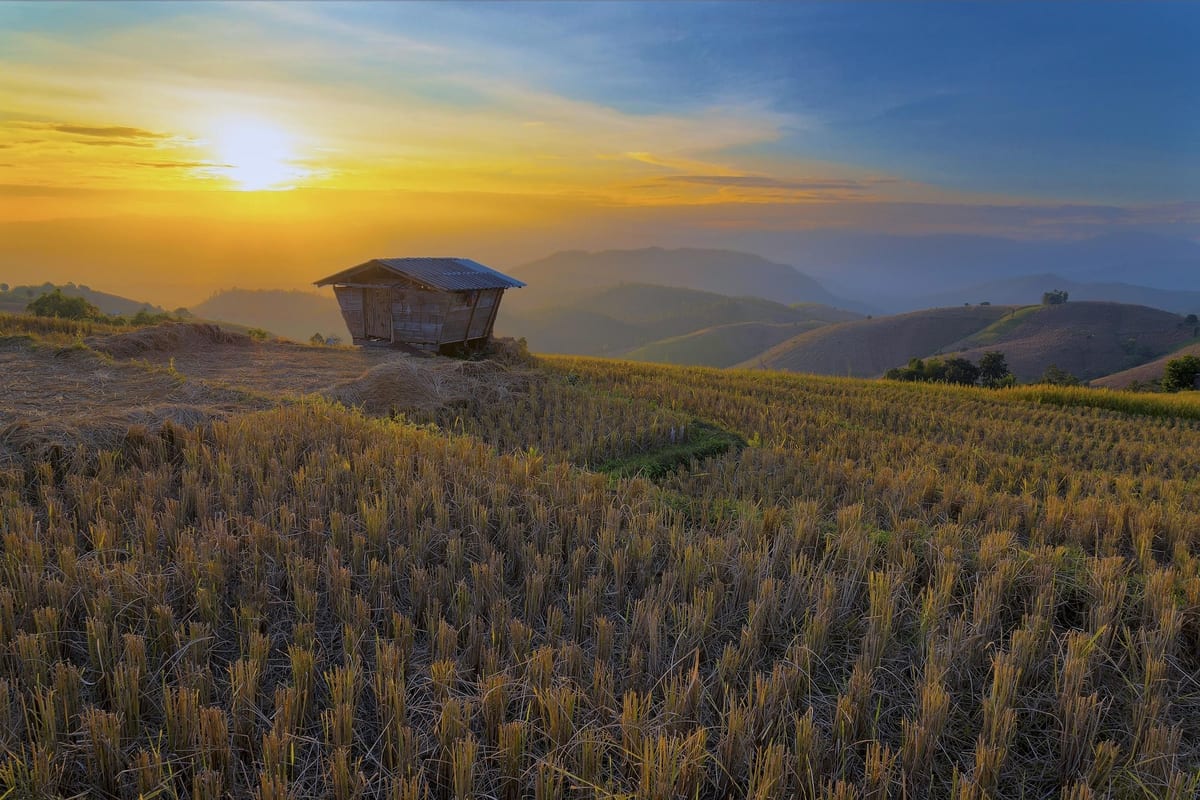 Mountain landscape in Northern Thailand