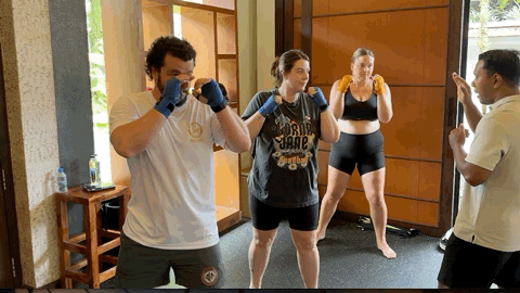 A small-group Thai kickboxing experience
