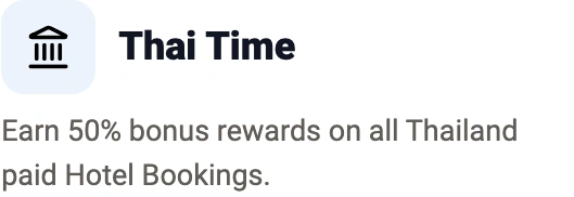 Actual previous Mission card: Thai Time