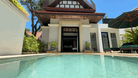 A private pool villa at Banyan Tree Phuket